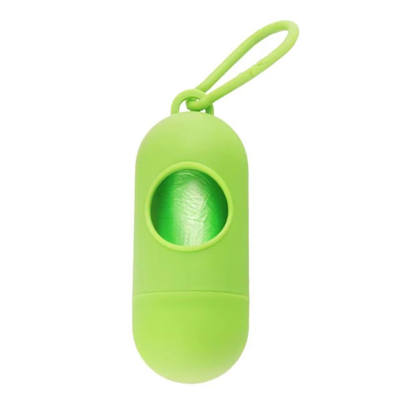 2-Pack Pet Waste Bag Dispenser for Dog Waste Management - Plastic Holder and Carrier Case for Poop Bags