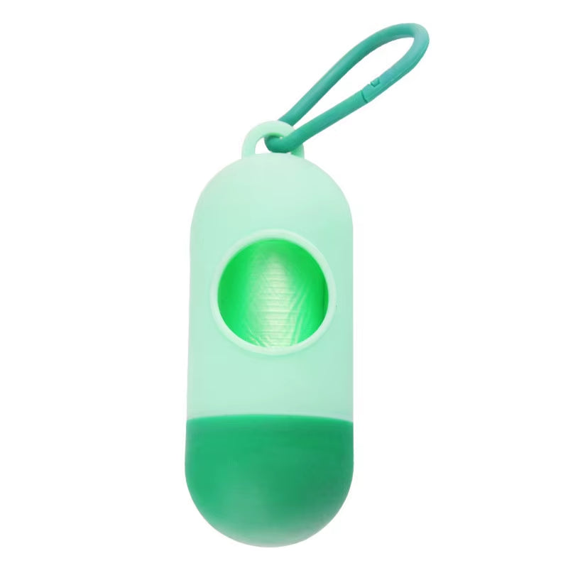 2-Pack Pet Waste Bag Dispenser for Dog Waste Management - Plastic Holder and Carrier Case for Poop Bags