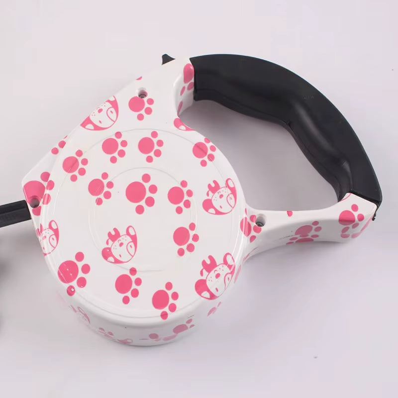 5M Colorful Retractable Dog Leash Extending Puppy Walking Leads Pet Dog Running Leashes Hands Freely Great for Walking Dog
