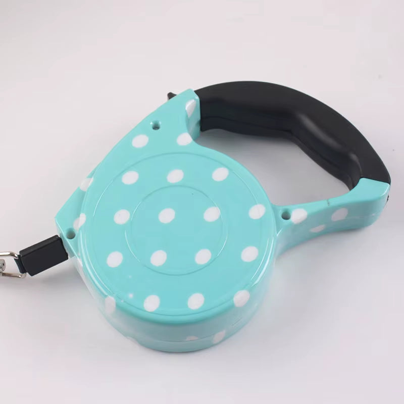 5M Colorful Retractable Dog Leash Extending Puppy Walking Leads Pet Dog Running Leashes Hands Freely Great for Walking Dog