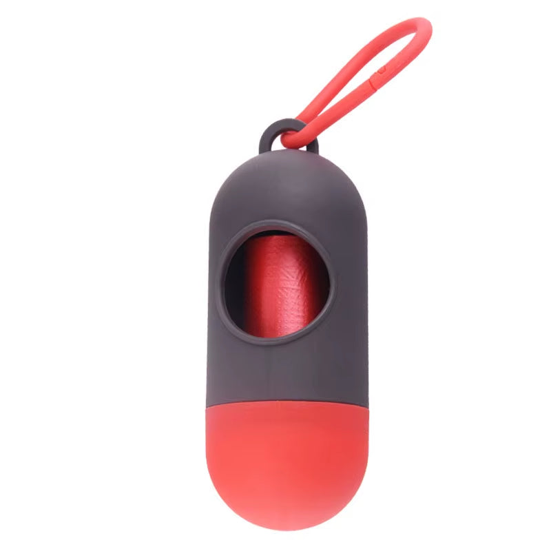 2-Pack Pet Waste Bag Dispenser for Dog Waste Management - Plastic Holder and Carrier Case for Poop Bags