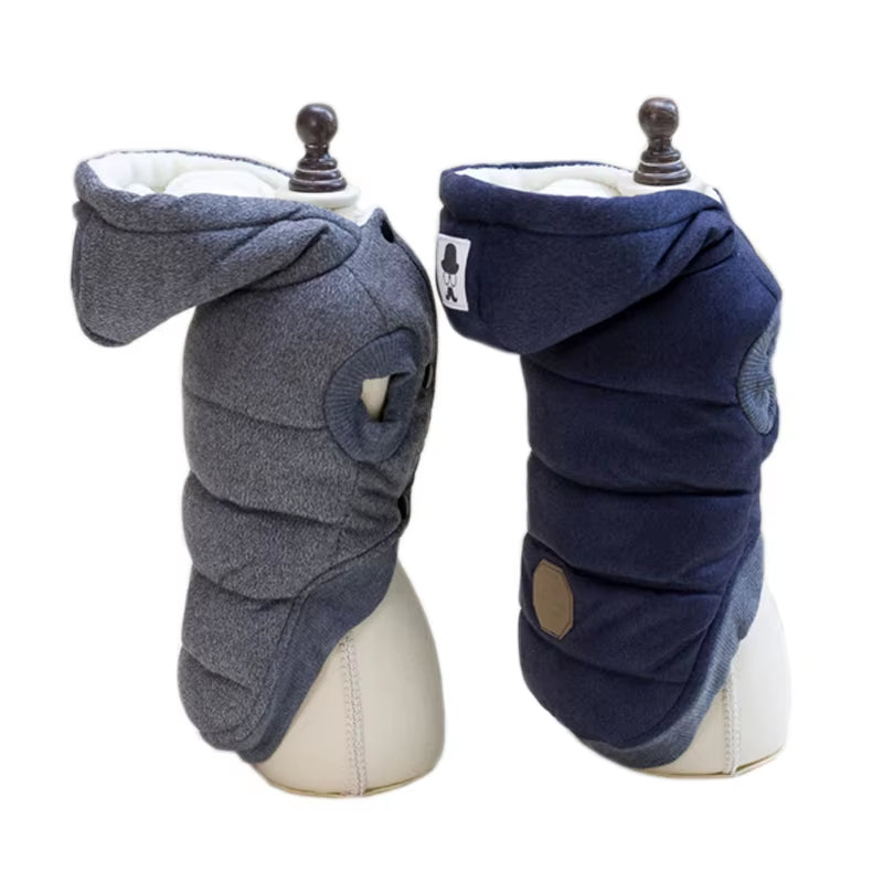 Winter Dog Clothes Thick Warm Clothes for Small Dogs Hooded Puppy Pet Dog Coat Jacket Classic Chihuahua Yorkie Clothing Outfits