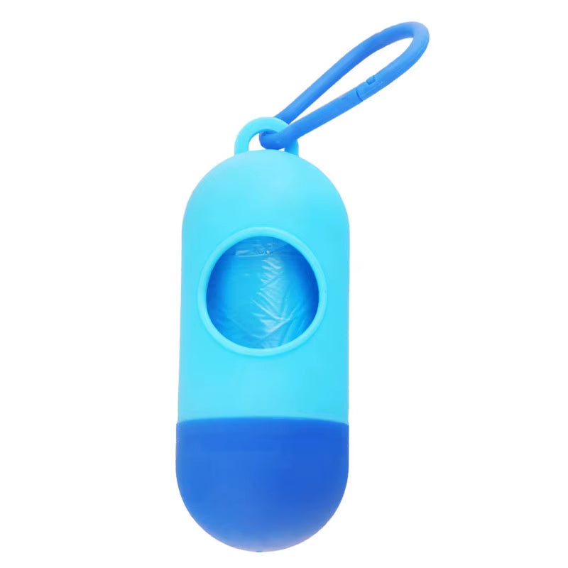 2-Pack Pet Waste Bag Dispenser for Dog Waste Management - Plastic Holder and Carrier Case for Poop Bags