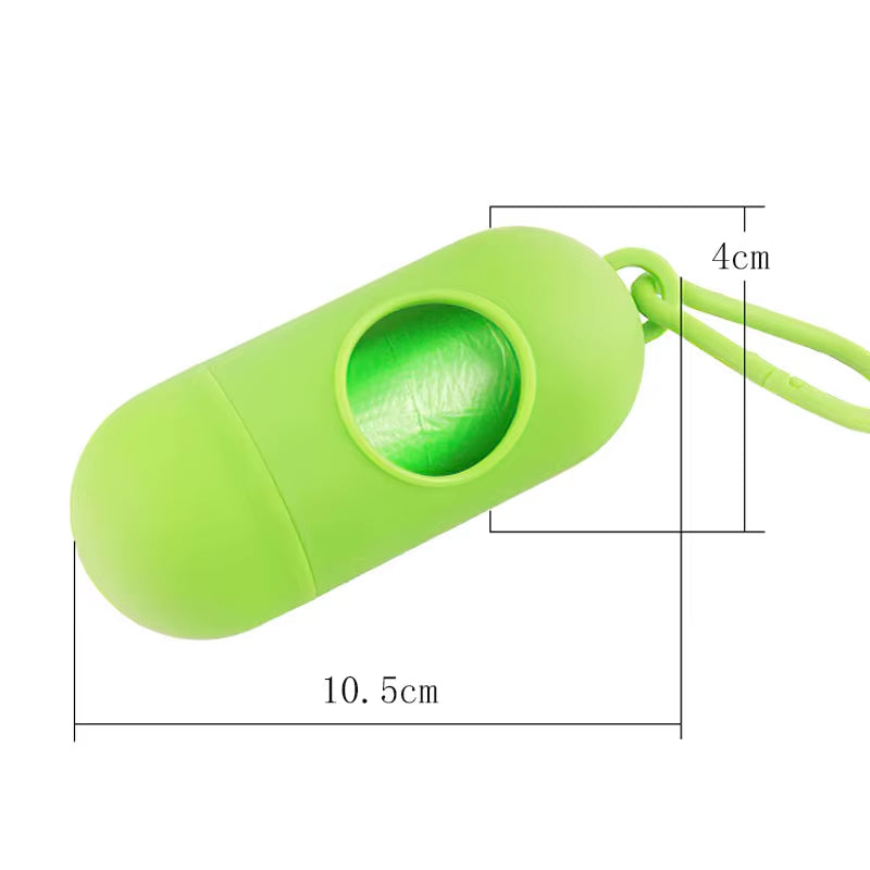 2-Pack Pet Waste Bag Dispenser for Dog Waste Management - Plastic Holder and Carrier Case for Poop Bags